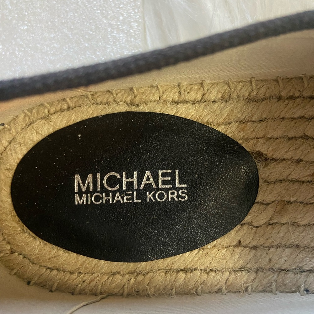 Michael Michael Kors Sz 8 Black Espadrilles - Picture 2 of 7
